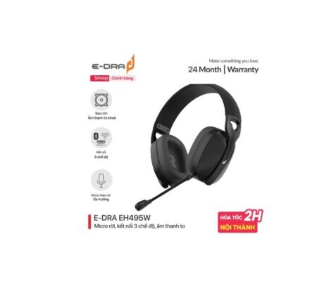 Tai nghe máy tính gaming không dây E-dra EH495W